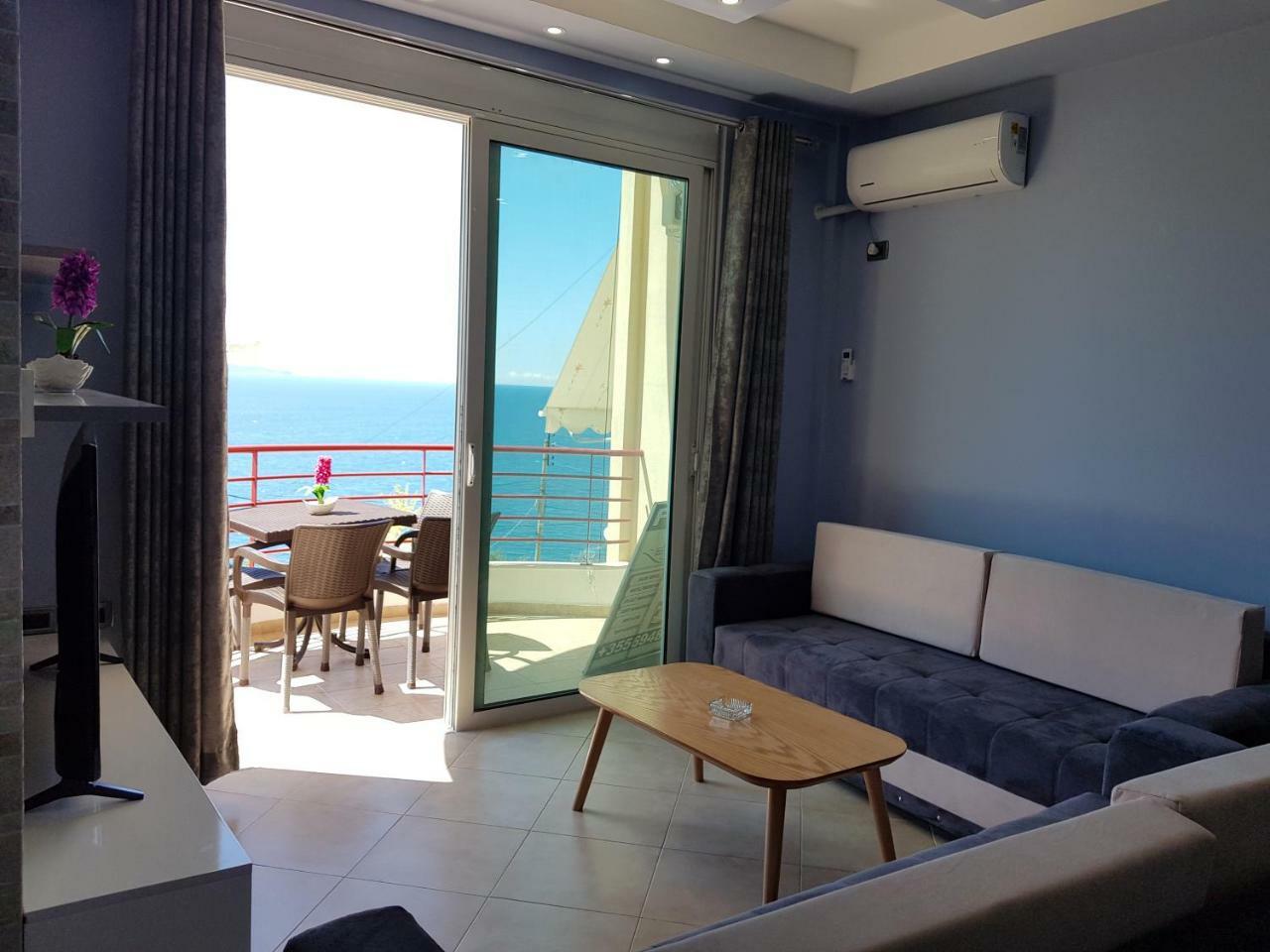 Apartment Of Beautiful Dreams Over The Sea Sarande Ngoại thất bức ảnh
