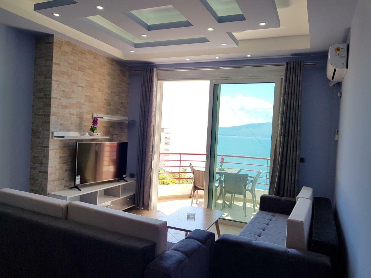Apartment Of Beautiful Dreams Over The Sea Sarande Ngoại thất bức ảnh